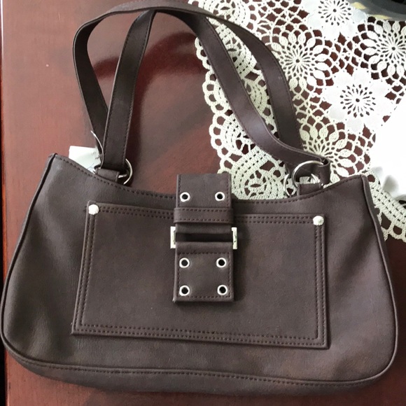 Women’s Dark Brown Belted Style Mini Handbag - Picture 3 of 3